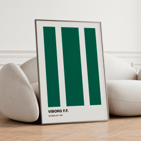 Plakat: Viborg F.F., Viborg Fodsports Forening, fodbold