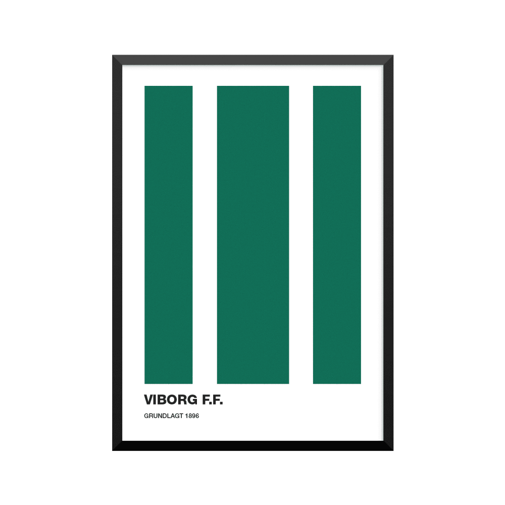 Plakat: Viborg F.F., Viborg Fodsports Forening, fodbold
