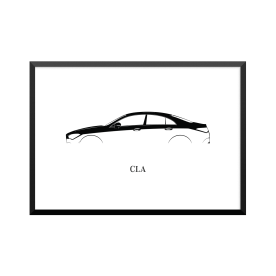 Plakat: Mercedes, CLA (118)