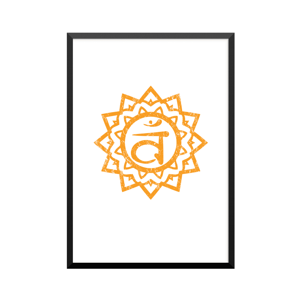 Plakat: Svadhisthana, andet chakra