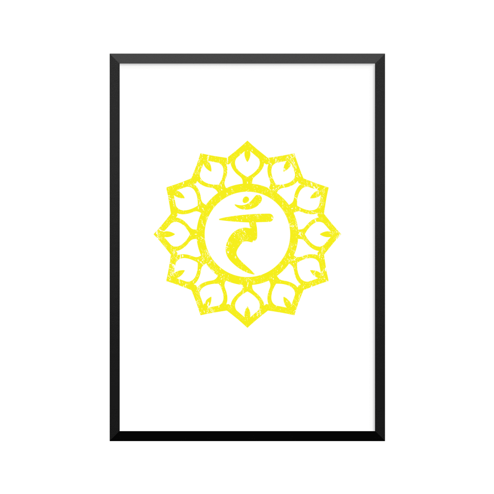 Plakat: Manipura, tredje chakra