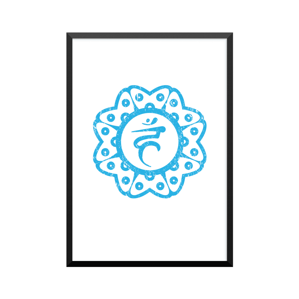 Plakat: Vishuddah, femte chakra
