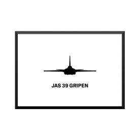 Plakat: SAAB JAS 39 Gripen