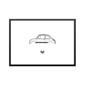 Plakat: FIAT Abarth 695