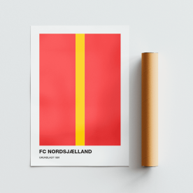 Plakat: FC Nordsjælland, fodbold