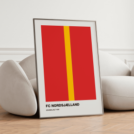 Plakat: FC Nordsjælland, fodbold