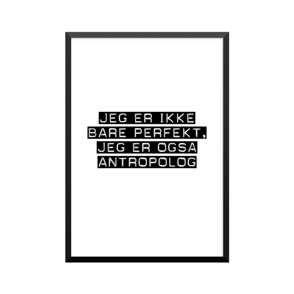 Plakat: Antropolog