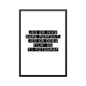 Plakat: Film- og tv-fotograf