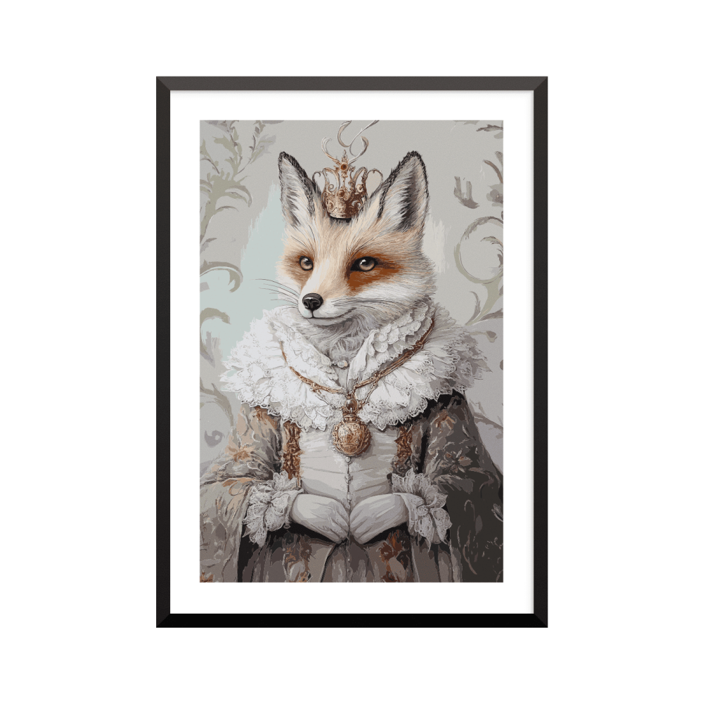 Plakat: Barok kongelige dyr, ræv