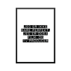 Plakat: Film- og tv-producer