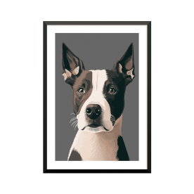 Plakat: Hund, aesthetic art...