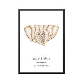 Plakat: Mand, kvinde og to...