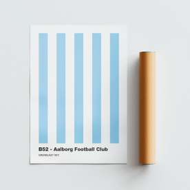 Plakat: B52, Aalborg Football Club, fodbold