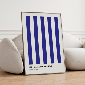 Plakat: VB, Vejgaard Boldklub, fodbold