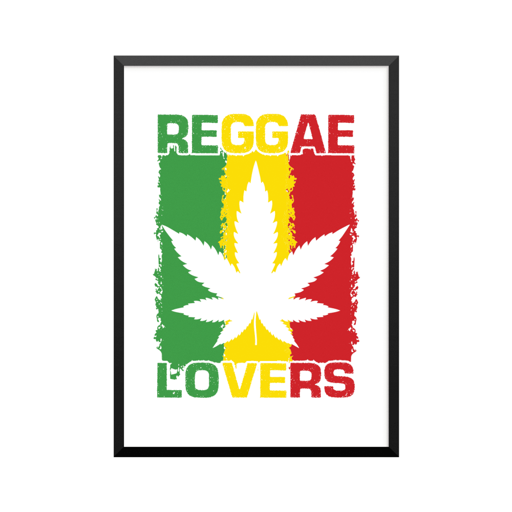 Plakat: 'REGGAE LOVERS'