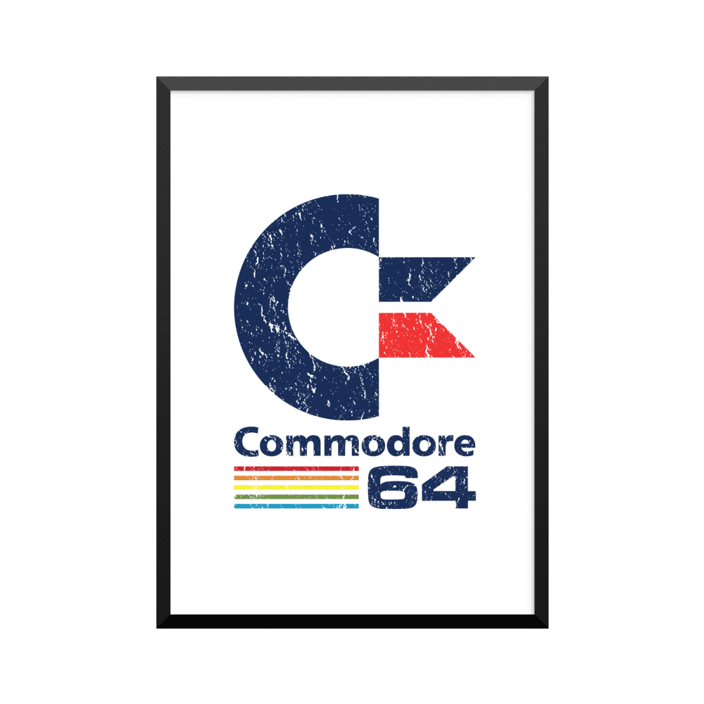Plakat: Commodore 64, farve