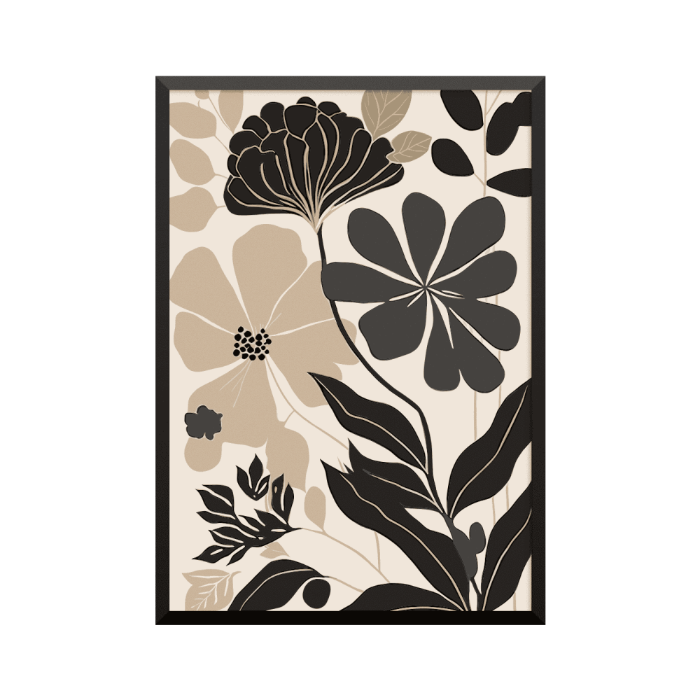 Plakat: Minimalistisk botanisk boho, boho 02826, boho