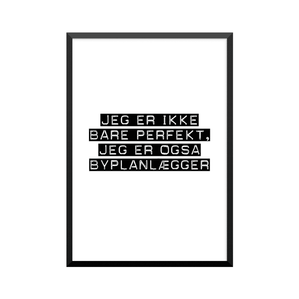 Plakat: Byplanlægger