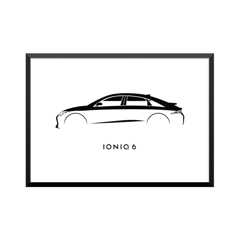 Plakat: Hyundai, IONIQ6