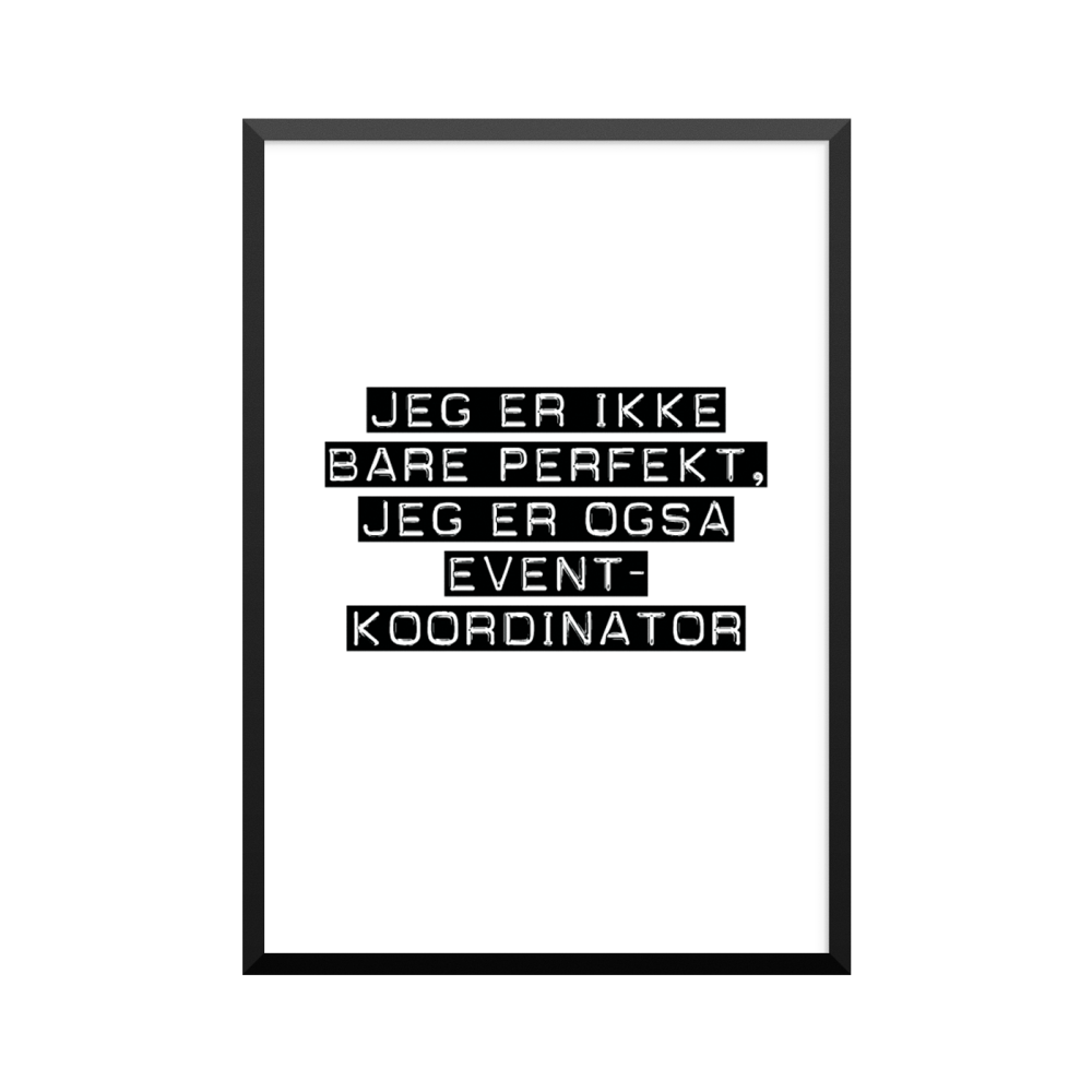 Plakat: Eventkoordinator
