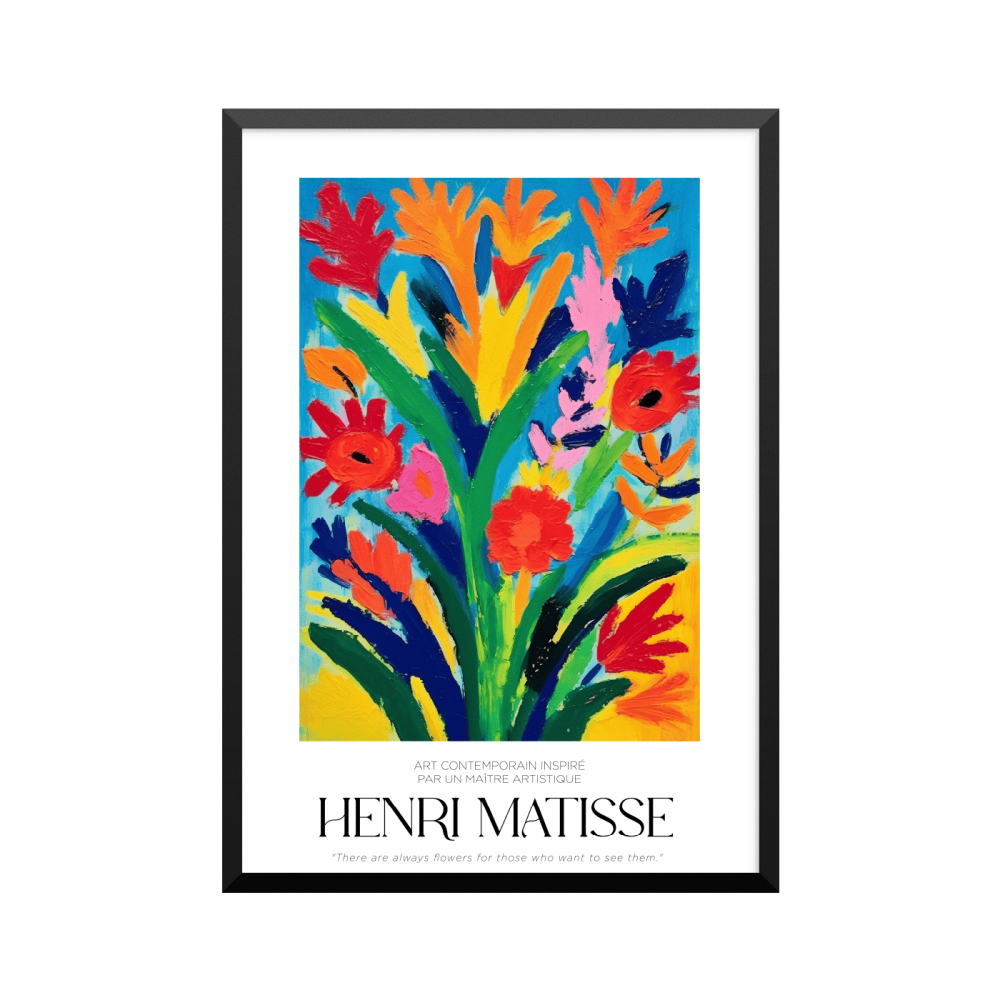 Plakat: Henri Matisse, hommage-kunsttryk, (efter inspiration af Henri Matisse 02876)