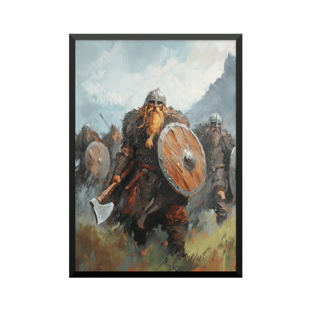 Plakat: Vikings 02886, warriors, artistic
