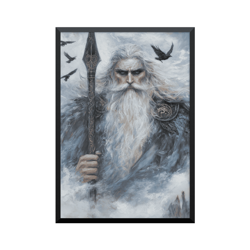 Plakat: Vikings 02906, Allfather Odin, artistic