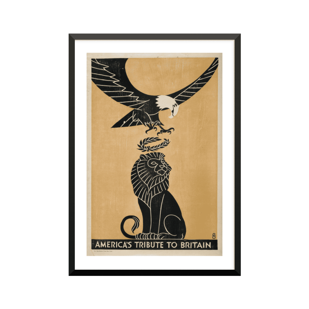 Plakat: WWI Propaganda 02924, Første Verdenskrig