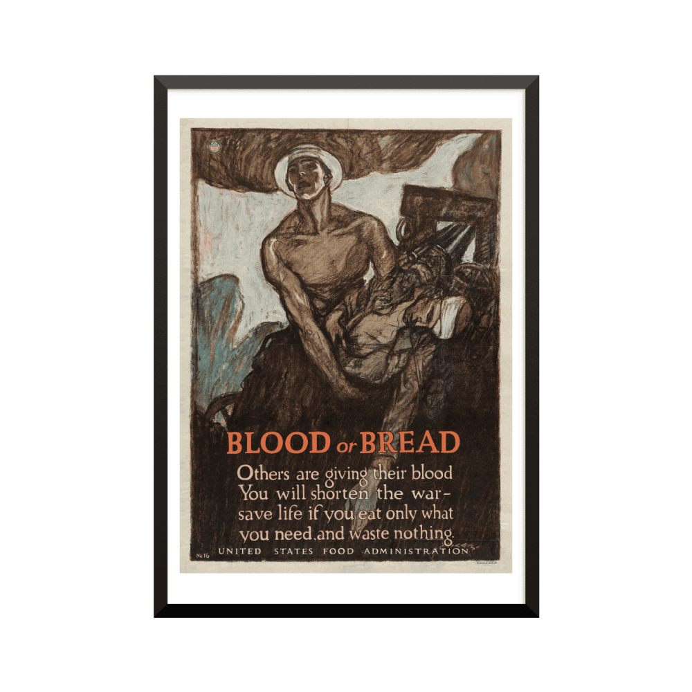 Plakat: WWI Propaganda 02925, Første Verdenskrig