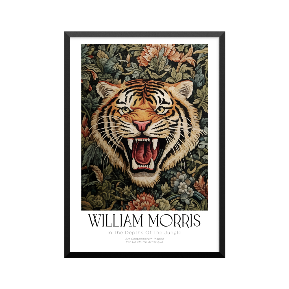 Plakat: Inspireret af William Morris 02935 (Inspired by William Morris), arts & crafts