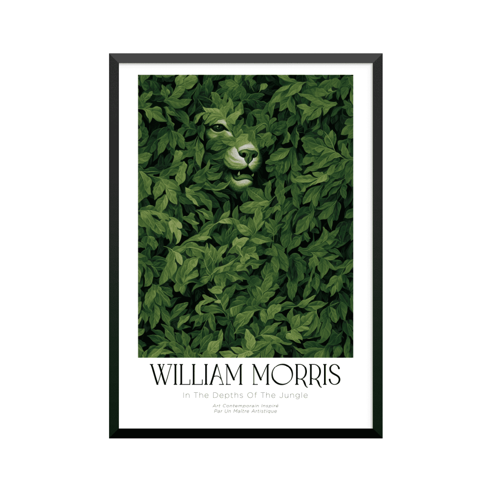Plakat: Inspireret af William Morris 02938 (Inspired by William Morris), arts & crafts