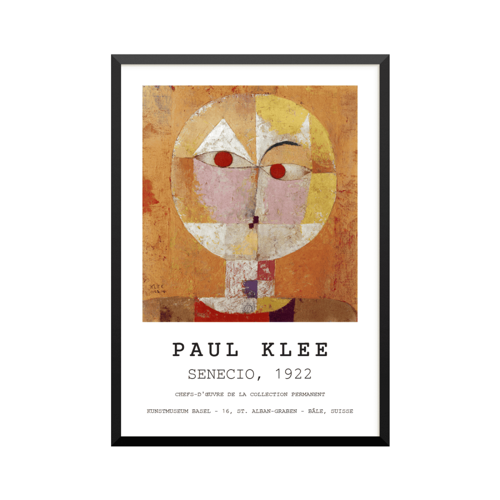 Plakat: Paul Klee, gengivelse, 'Senicio', artistisk