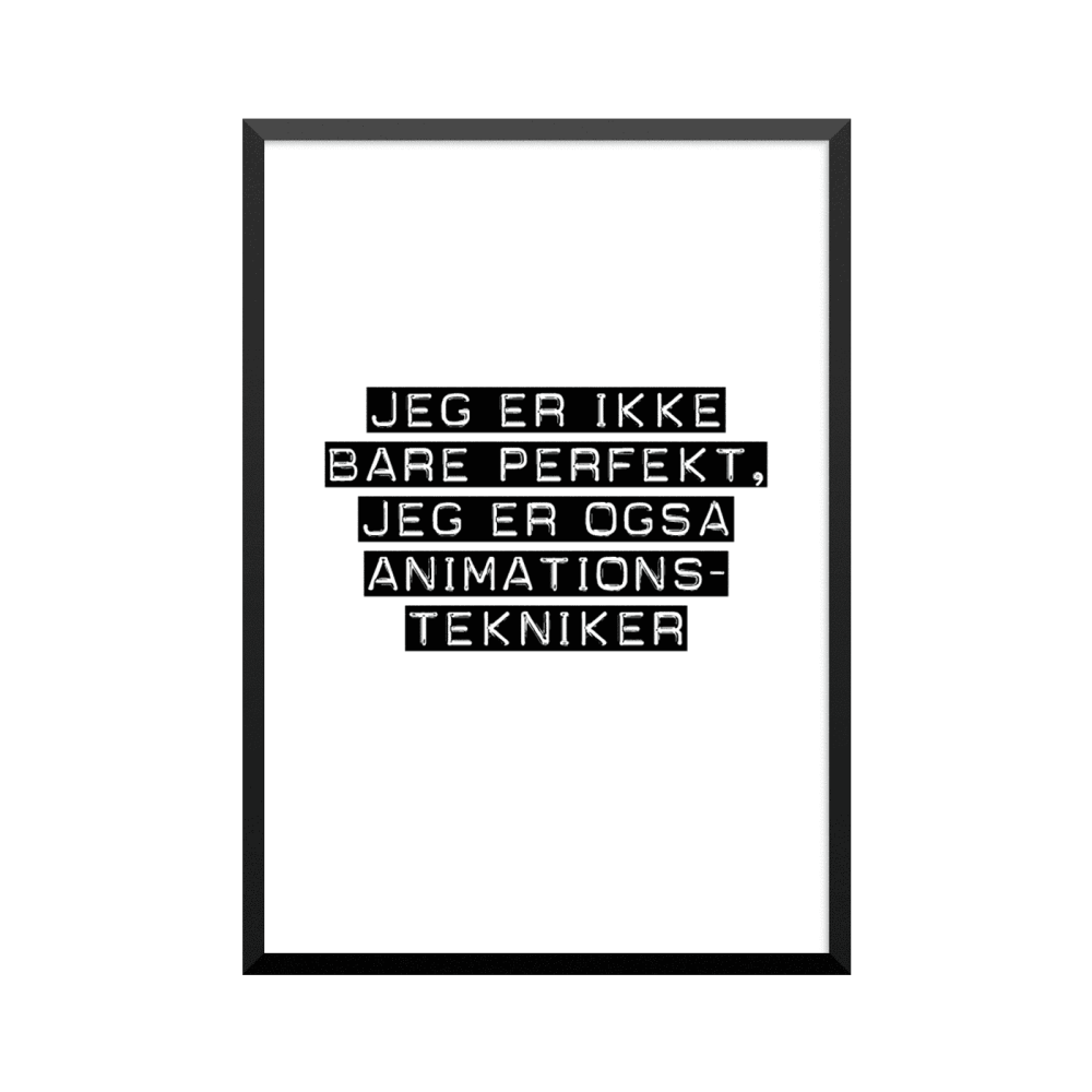 Plakat: Animationstekniker
