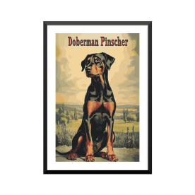 Plakat: Doberman Pinscher,...