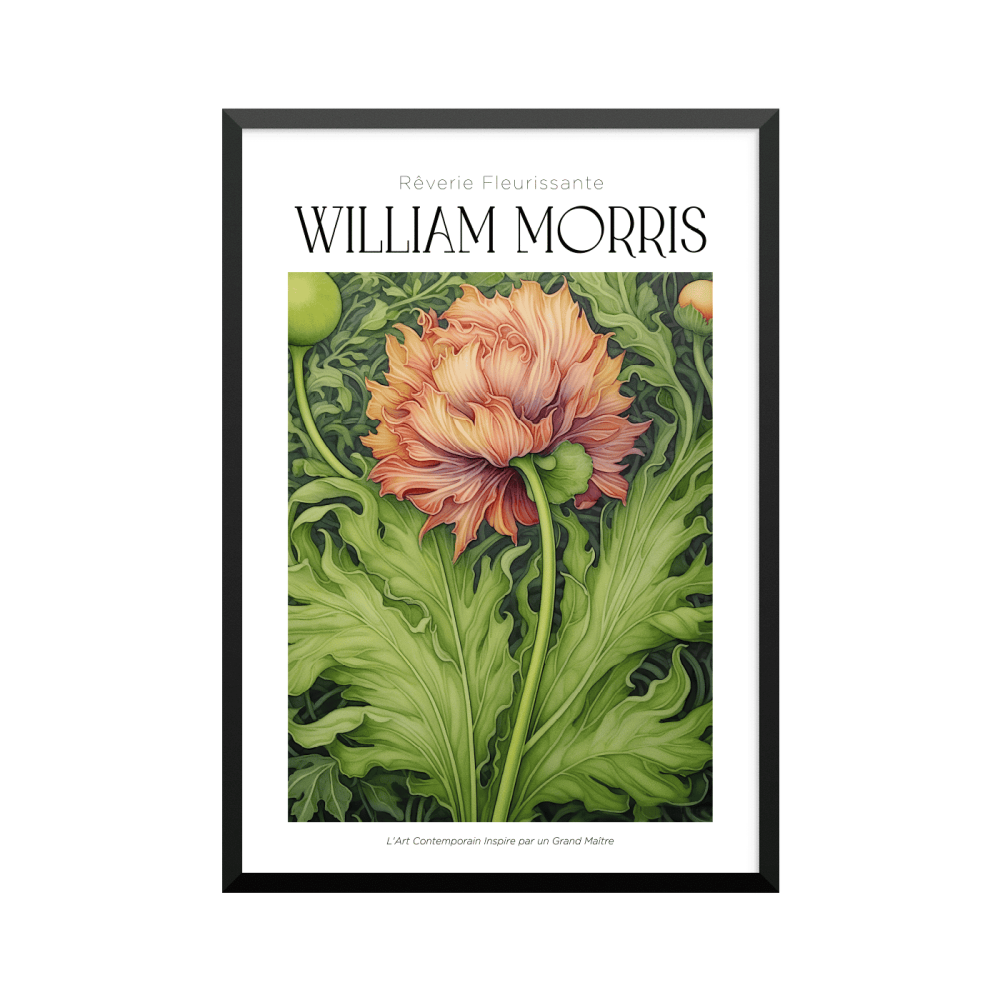 Plakat: William Morris, hommage-kunsttryk, (efter inspiration af William Morris 02960)