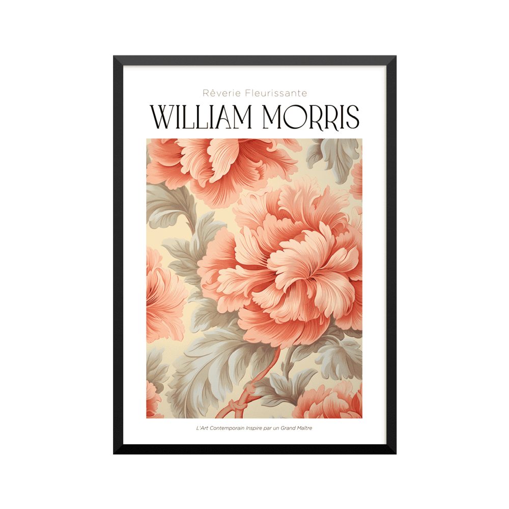 Plakat: William Morris, hommage-kunsttryk, (efter inspiration af William Morris 02961)