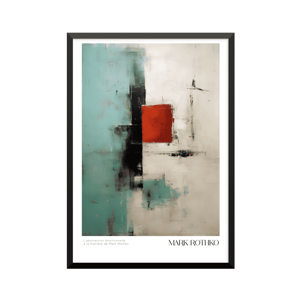 Plakat: Mark Rothko, hommage-kunsttryk, (efter inspiration af Mark Rothko 02964)