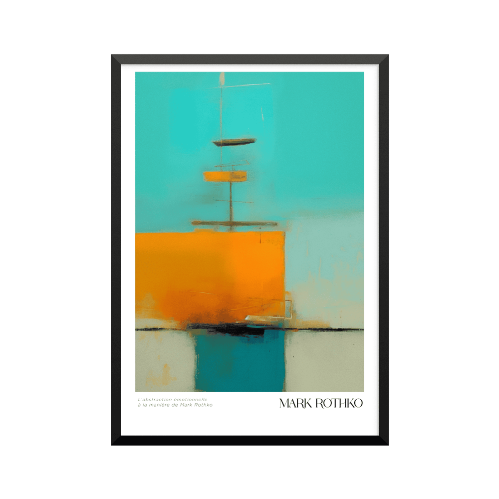 Plakat: Mark Rothko, hommage-kunsttryk, (efter inspiration af Mark Rothko 02965)