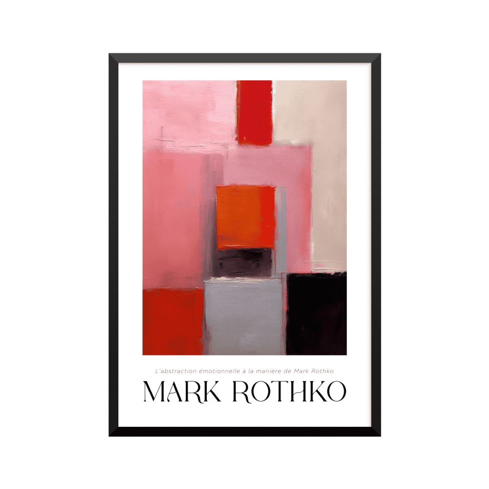 Plakat: Mark Rothko, hommage-kunsttryk, (efter inspiration af Mark Rothko 02968)