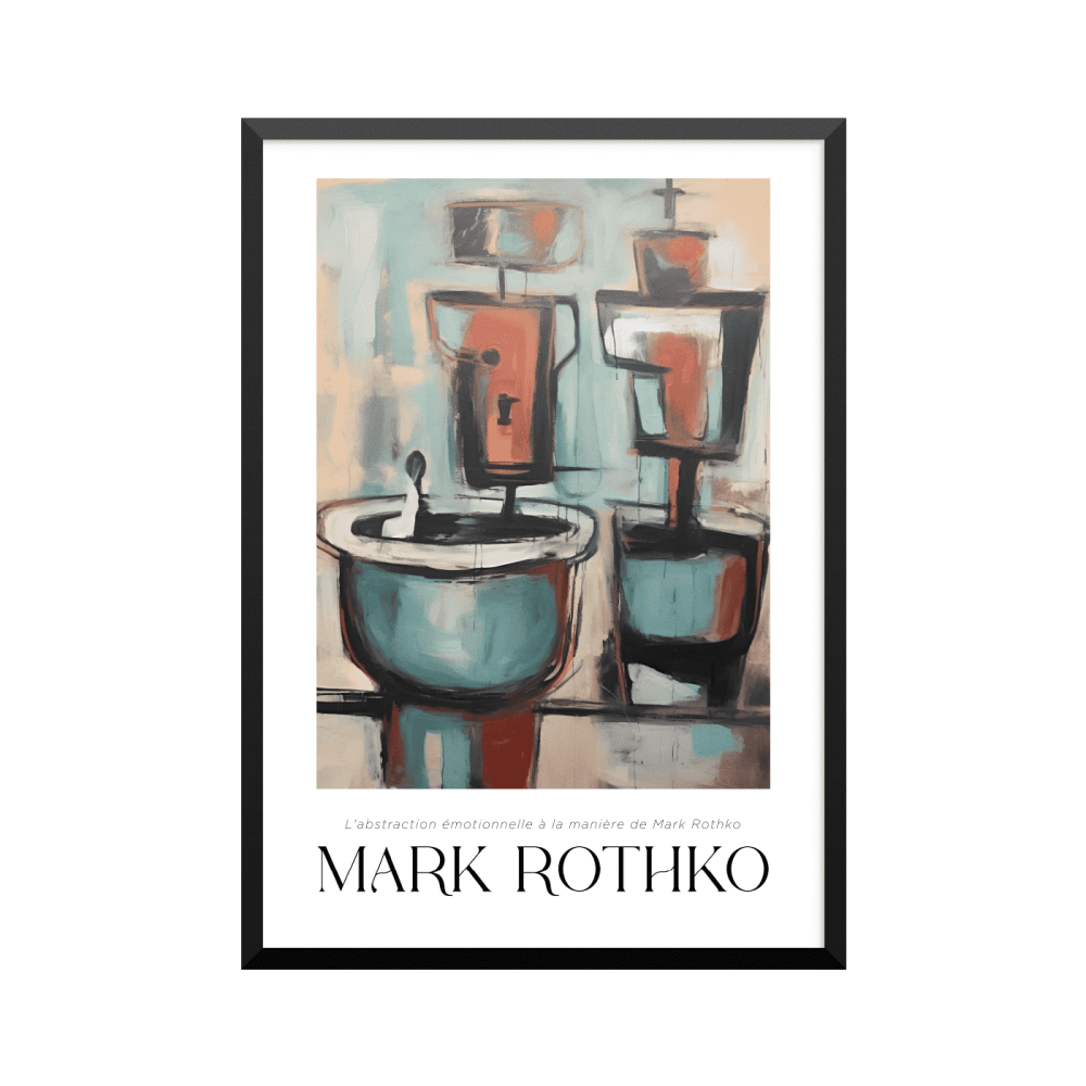 Plakat: Mark Rothko, hommage-kunsttryk, (efter inspiration af Mark Rothko 02971)