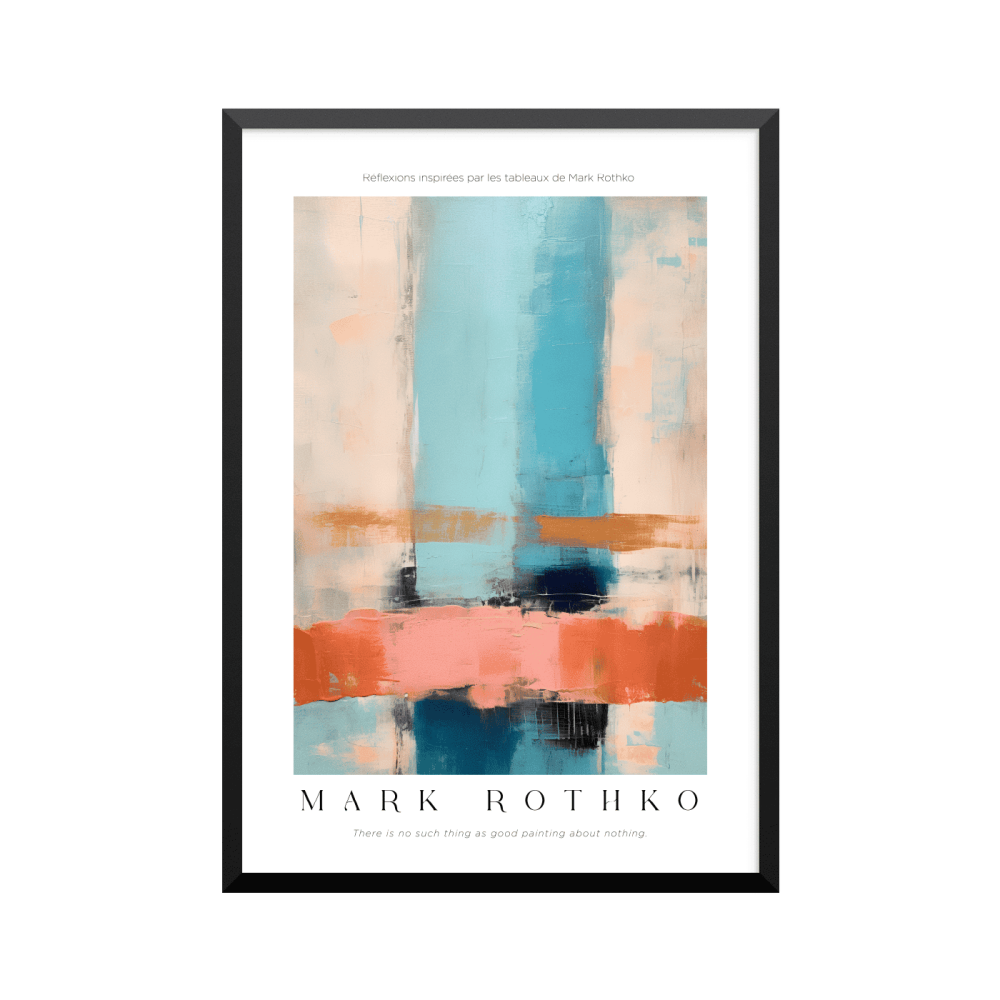 Plakat: Mark Rothko, hommage-kunsttryk, (efter inspiration af Mark Rothko 02972)