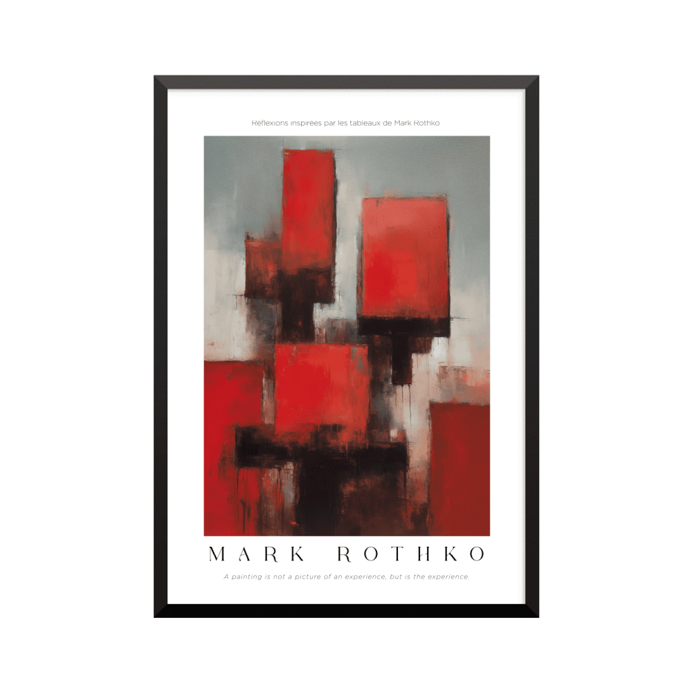 Plakat: Mark Rothko, hommage-kunsttryk, (efter inspiration af Mark Rothko 02974)