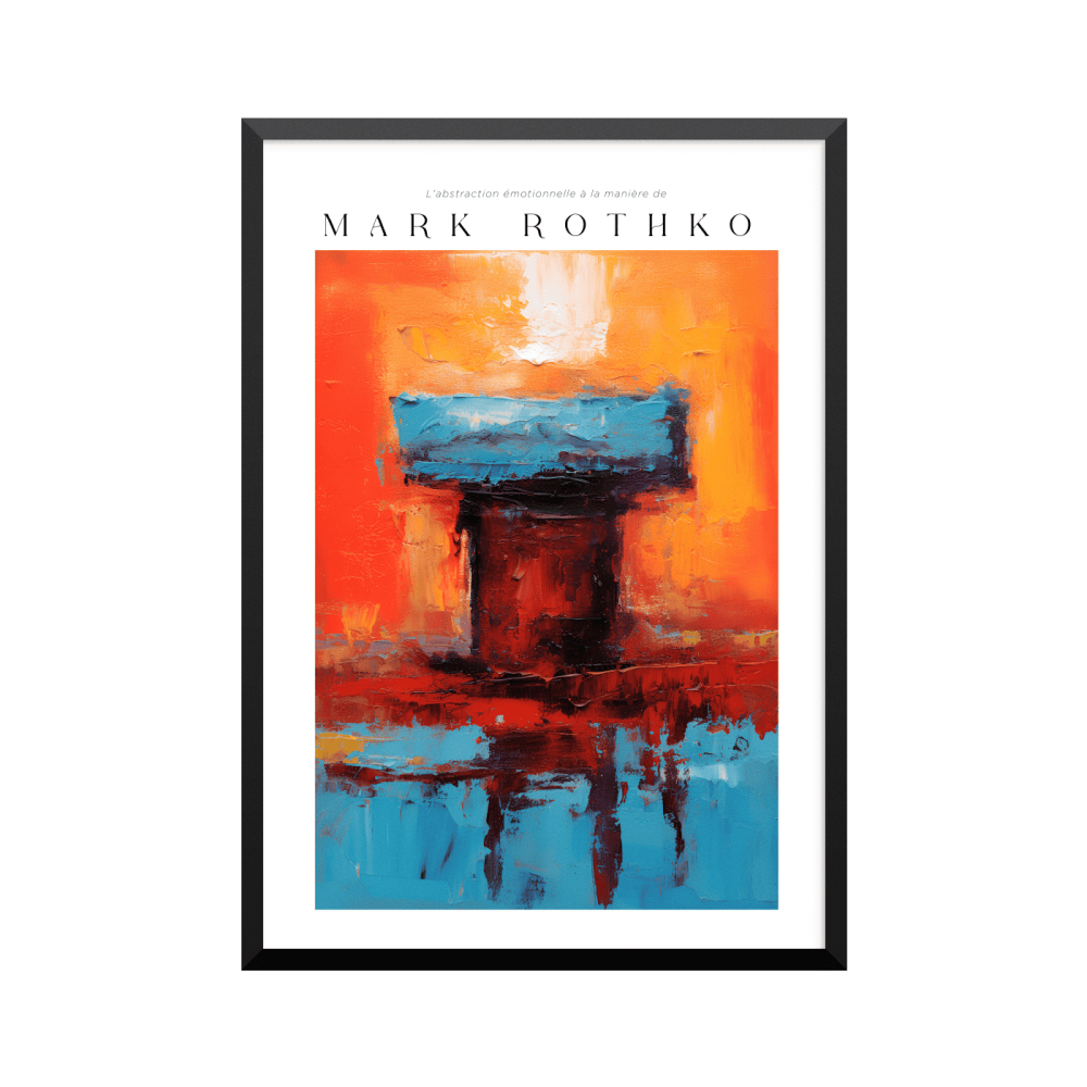 Plakat: Mark Rothko, hommage-kunsttryk, (efter inspiration af Mark Rothko 02978)