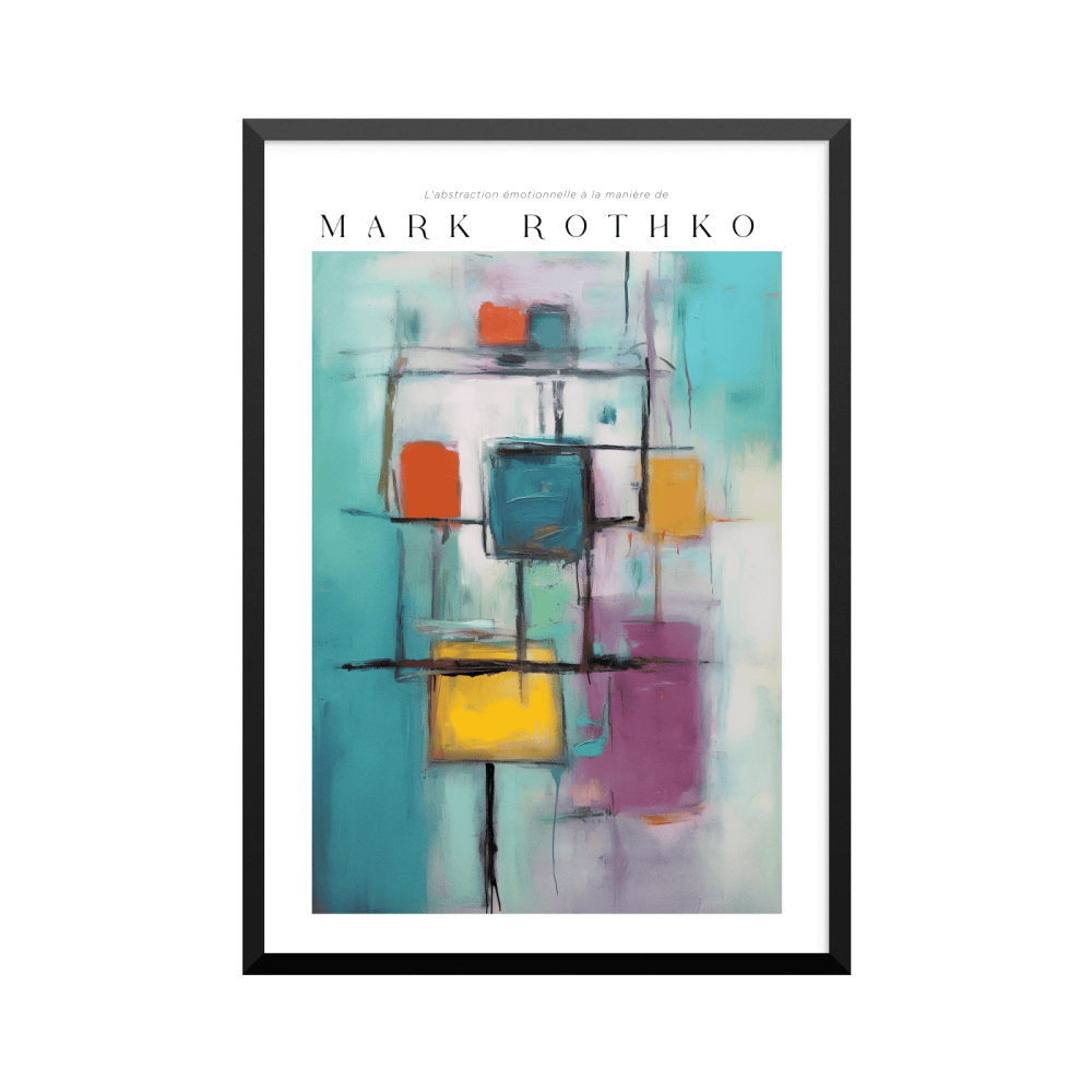 Plakat: Mark Rothko, hommage-kunsttryk, (efter inspiration af Mark Rothko 02977)
