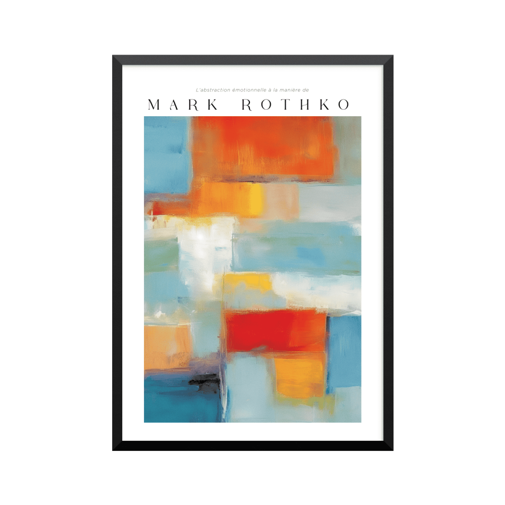 Plakat: Mark Rothko, hommage-kunsttryk, (efter inspiration af Mark Rothko 02981)