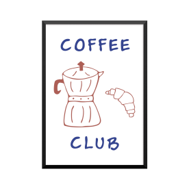 Plakat: 'COFFEE CLUB',...
