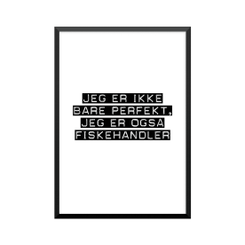 Plakat: Fiskehandler