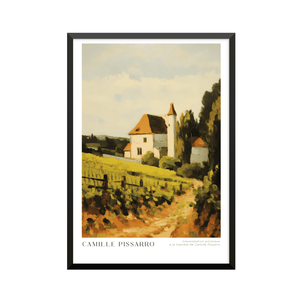 Plakat: Camille Pissarro, hommage-kunsttryk, (efter inspiration af Camille Pissarro 03001)