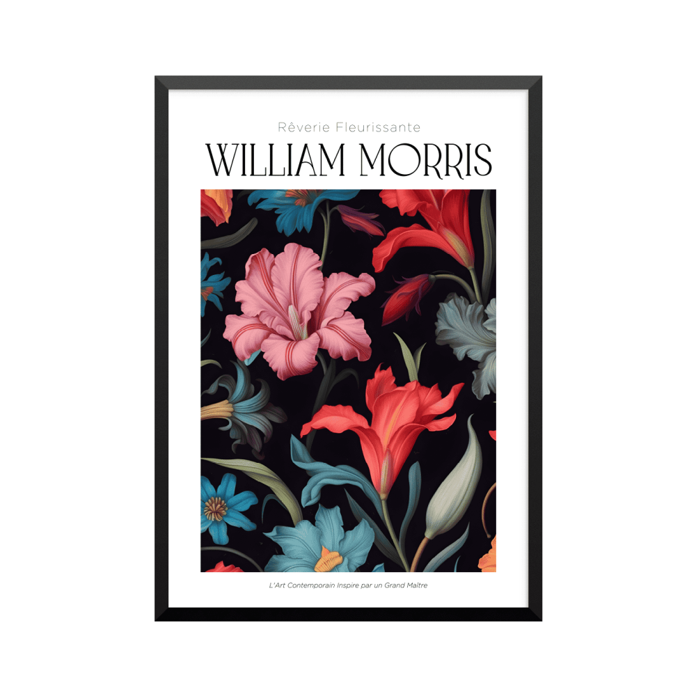 Plakat: William Morris, hommage-kunsttryk, (efter inspiration af William Morris 03022)