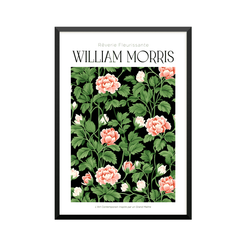Plakat: William Morris, hommage-kunsttryk, (efter inspiration af William Morris 03023)